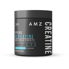AMZ Creatina Monohidratada Pura, Sin Saborizantes Amz - 500 g                                                                                         
