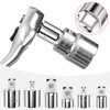 Lectorias 6-Piece Socket Adapter Set, Socket Wrench Adapter, Ratchet Adapter
