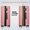 MilleLoom 3 Pieces Luggage Set, 20" 24" 28" Hard Shell