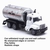 3pcs 1:50 Garbage Truck Models Set Plastic Alloy Sanitation Tanker