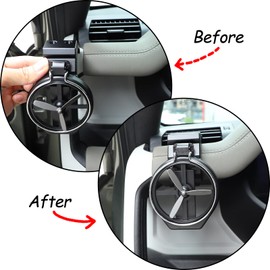 Car Cup Holder, Dashboard Vents Water Cup Holder Compatible with Land Rover Defender 90 110 130 2020 2021 2022 2023 Foldable Drink Holder