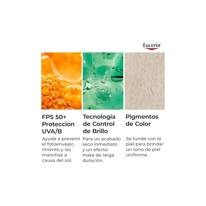 Eucerin Eucerin Sun Oil Control Fps 50+ Tono Claro 50Ml