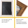 LUCKYLIFE 8x10 Picture Frame Set of 4, Rustic Bronze Picture
