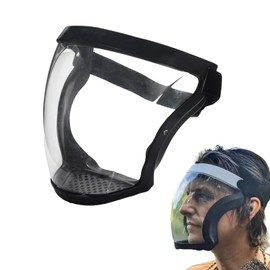 Bustlwor Transparente Schutzmaske, Schweißschild, Gesichtsschutzschilde, für Gesicht Augenschutz, Partikel, Anti-Beschlag(Transparent)