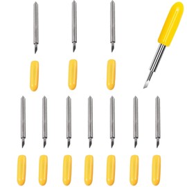 CTRICALVER Vinyl Cutter Plotter Replacement Cutting Blades Compatible for Explore Air & Explore Air 2 (10 Pcs) Yellow 30 Degree