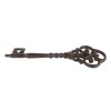 Cast Iron Skeleton Jailers Key Victorian Antique Style Fleur De