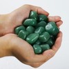 Nvzi 10 Packs of Brazilian Tumbled Polished Natural Green Aventurine