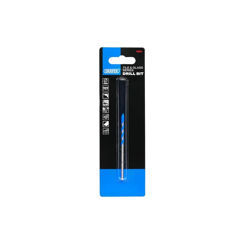 Draper TCT Tile and Glass Drill Bit, 4.0 x 79