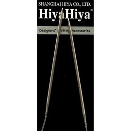 HiyaHiya Circular 24 inch (61cm) Steel Knitting Needle Size US 0000 (1.2mm) HISTCIR24-4-0