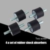 Rubber Shock Absorber Damper, 4Pcs M10 Rubber Anti Vibration Mounts