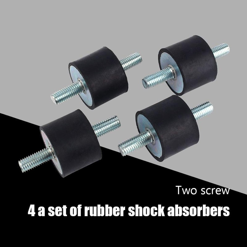 Rubber Shock Absorber Damper, 4Pcs M10 Rubber Anti Vibration Mounts