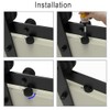 BONIKLUBA Anti-Jump Disk Block for Sliding Barn Wood Door Hardware