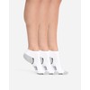 DIM Women's Socks (Pack of 3), White/grey