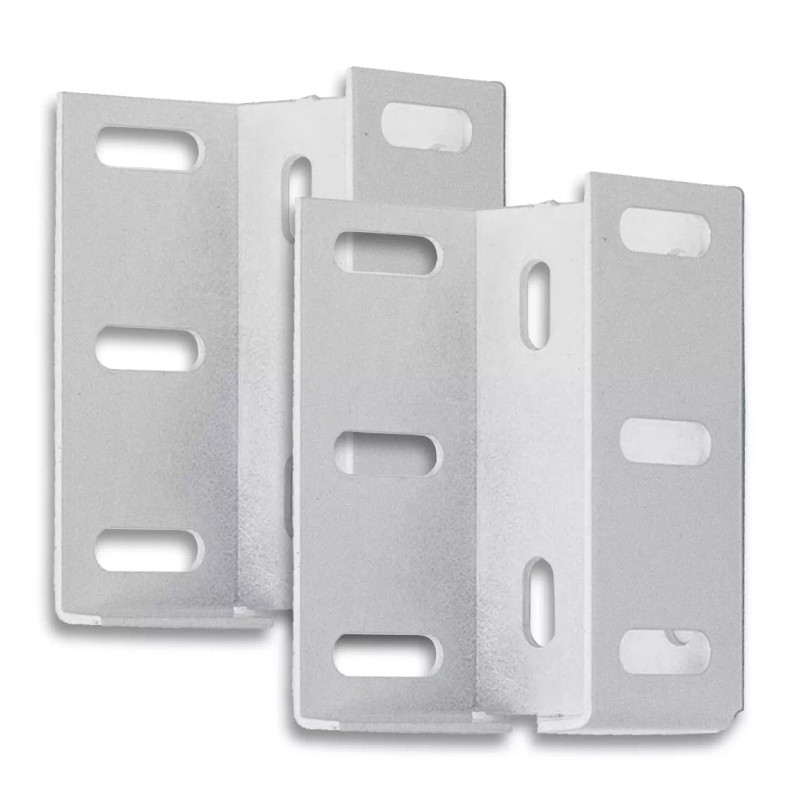 Freedom 2-3/4" Heavy Duty Fence Rail Bracket White Aluminum 2