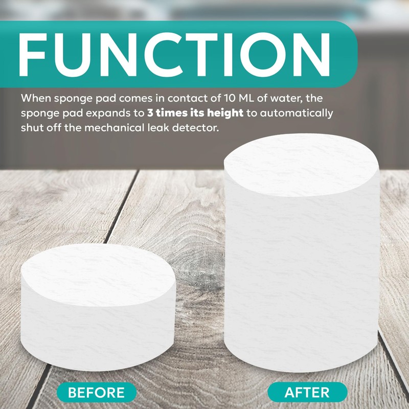 Metpure Replacement Pads for Automatic Leak Detectors in Under Sink