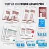EVERLIT Wound Closure Pack | 4 Pcs Surgical Wound Zip