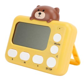 Digital Kitchen Timer, LCD Display Magnetic Alarm Multifunctional Countdown Stop Watches Timer, Cartoon Cooking Timer for Egg, Classroom, Teacher, Exercise, Study, Oven