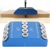 4 Sizes Pocket Hole Drill Guide Jig High Hardness Portable