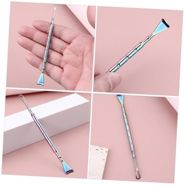 SAFIGLE 2Pcs Stainless Steel Blackhead Removal Tool Durable Pore and Nose Scraper Safe for All Skin Types Compact Facial Cleaning Tool for Treatment