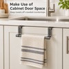 Over Cabinet Towel Bar for Kitchen and Bathroom – 9.06