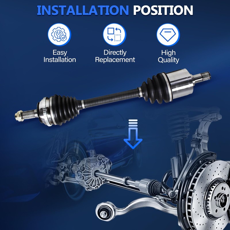 Maxfavor CV Axle Front fit for Honda Civic EX LX