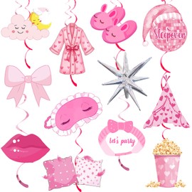 Spa Party Decorations Hanging Swirls Slumber Party Decorations Pajama Party Decorations Spa Birthday Party Supplies for Girls