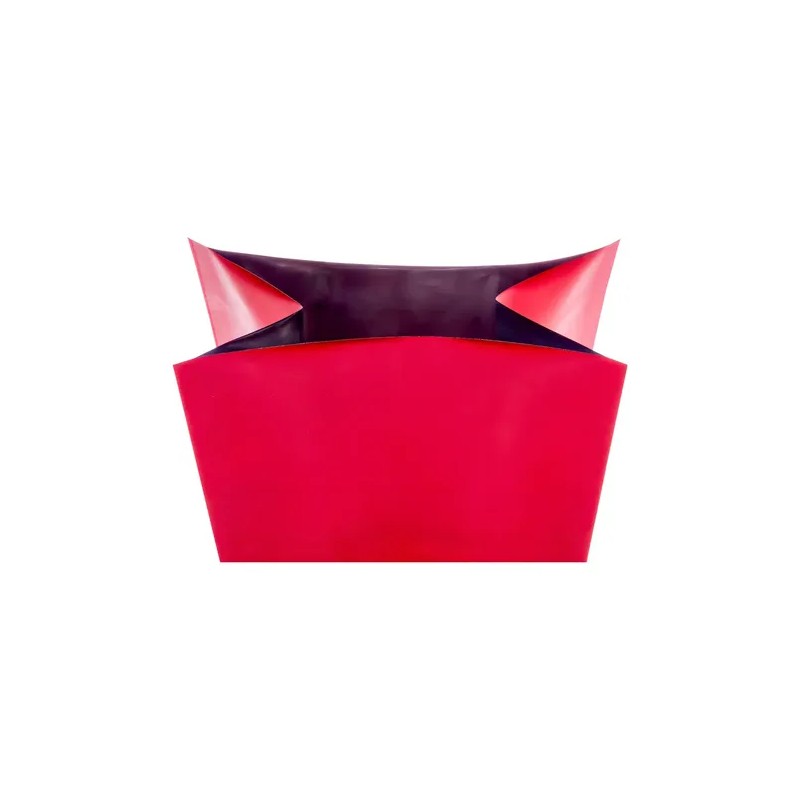 Bolsas Fuelles Lamitec Rojo 39cm x100 Para Café Semillas Alimentos