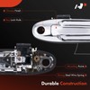 A-Premium Front Right Passenger Side Exterior Door Handle with Keyhole