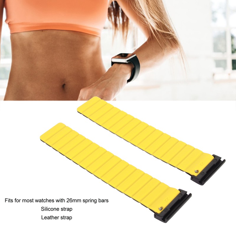 Magnetic Watch Band 26mm Sweat Proof Silicone Watch Strap Quick
