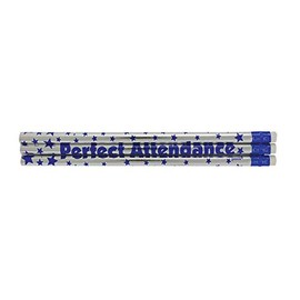 Jones School Supply Company Perfect Attendance Foil Pencil (1 Gross of 144)