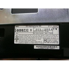 NEC Aspire IP1NA-DSLT 0890047 Black 2 Button Digital Telephone