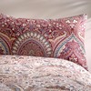 Dreams & Drapes - Maroon Jacobean Duvet Cover - Single