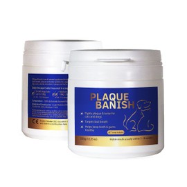 Plaque Banish 100% Natural Plaque Off 350g for Dogs | Tartar Remover | Freshen Breath for Dogs & Cats | Prevent Gum Disease & Promote Dental Health