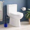 Concrete Cement Toilet Bowl Brush with Holder, Durable Bathroom Accessory