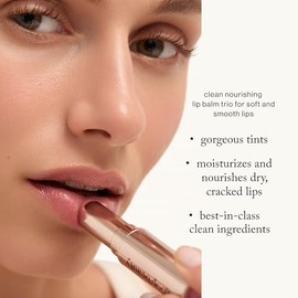 goop- Bálsamo labial con color Beauty: bálsamo labial hidratante, calmante y humectante para labios agrietados, partidos y secos.