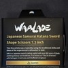 Japanese Samurai Katana Sword Shape Scissors 7.3 inch Made in