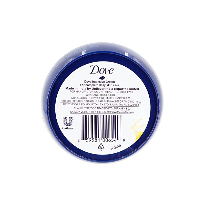 Dove Crema Nutritiva Cuidado Cuerpo Facial Manos Rica Piel Extra