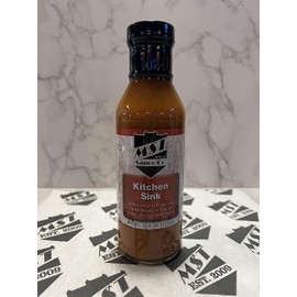 MST Sauce Co. 3 Pack Bundles (Kitchen Sink, Creamy Garlic Parm, Griffs) Kitchen Sink Wing Sauce, Griffs Bufflao Wing Sauce, Creamy Garlic Parm Ranch Dressing Sauce