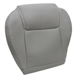 NLQR Replacement Front Seat Cover Gray Microfiber Leather Compatible with Jeep Commander Driver or Passenger Side Bottom Seat Cover 2006 2007 2008 2009 2010