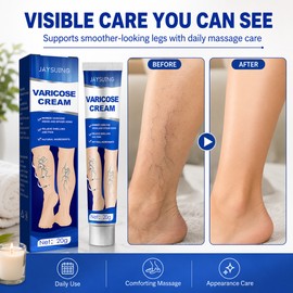 Leg Massage Cream for Daily Care – Lightweight Moisturizer for Tired Legs & Spider Vein Appearance