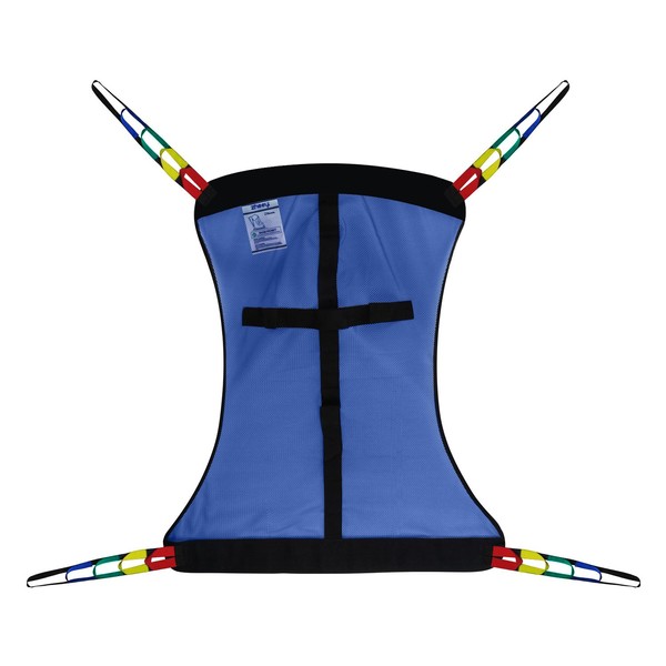 Full Body Patient Lift Sling, Mesh Without Commode Opening, Medium