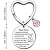 HULALA Niece Gifts Niece Keyring Keychain Key Rings For Women