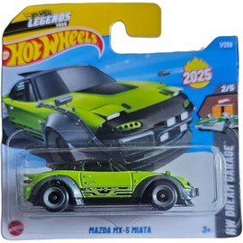 Hot Wheels - Mazda MX-5 Miata - HW Dream Garage 2/5 - HYX57 - Short Card - Legends Tour - Mattel 2025-1:64
