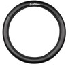 Bonform 6828-01BK Phiten Leather AQUA TITAN Steering Wheel Cover, Size