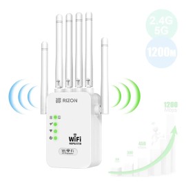 Repetidor Wifi 5g 1200mbps Rompemuros Amplificador Extensor