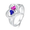 Sapphire and Pink Tourmaline Rings September and October Birthstone Branch
