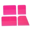 BYOBYO 4Pcs PPF Squeegee Soft Rubber Scraper 3 in 1