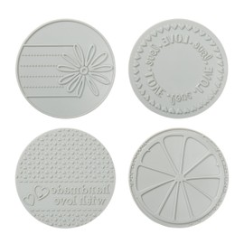 Fiskars 100860-1001 Circle Design Plate Expansion Pack, Medium, 4-Pack