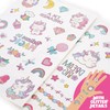 Legami - Temporary Tattoos for Kids Unicorn Theme, Washable, Sweat