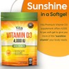 Vitamin D 4,000 IU Softgels, Maximum Strength Vitamin D3 Supplement,